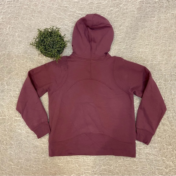 Lululemon Loungeful Hoodie Sweatshirt Vintage Plum Full Length soft Fleece sz 6 - Picture 4 of 11